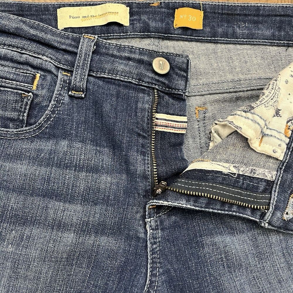 Anthropologie Blue Boot Cut Jeans